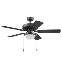 (image for) 44 in. Dual Mount Ceiling Fan, Matte Black