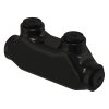 (image for) 14-1/0 AWG Inline Splicer Reducer Black 1 pk