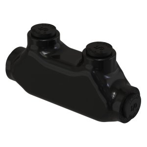 (image for) 14-1/0 AWG Inline Splicer Reducer Black 1 pk
