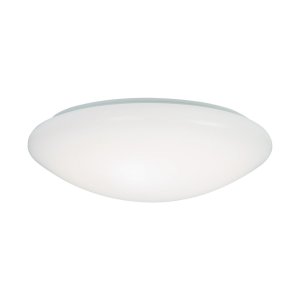 9 in. W x 9 in. L x 3.4 in. H White LED Ceiling Light