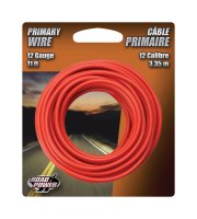 11 ft. 12 Ga. Primary Wire Red