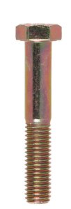 1/2 in. Dia. x 3 in. L Heat Treated Steel Hex Head Cap S