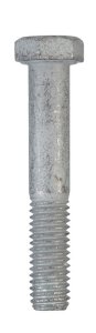 1/2 in. Dia. x 3 in. L Hot Dipped Galvanized Steel Hex B