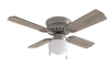 42 In. 4-Blade Ceiling Fan W/ Light (Silver)