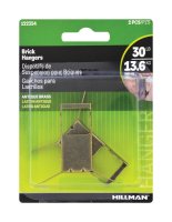 AnchorWire Brass-Plated Gold Brick Picture Hanger 1 lb.