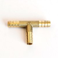 (image for)  Brass 3/8 in. D X 3/8 in. D Tee Connector 1 pk