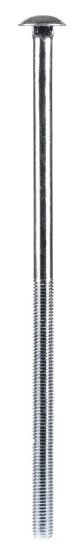 1/2 in. Dia. x 12 in. L Zinc-Plated Steel Carriage Bolt