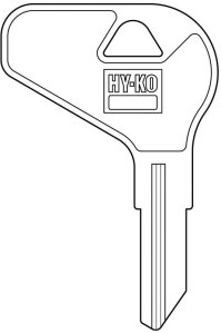 Traditional Key Automotive Key Blank Single sided For Kubo