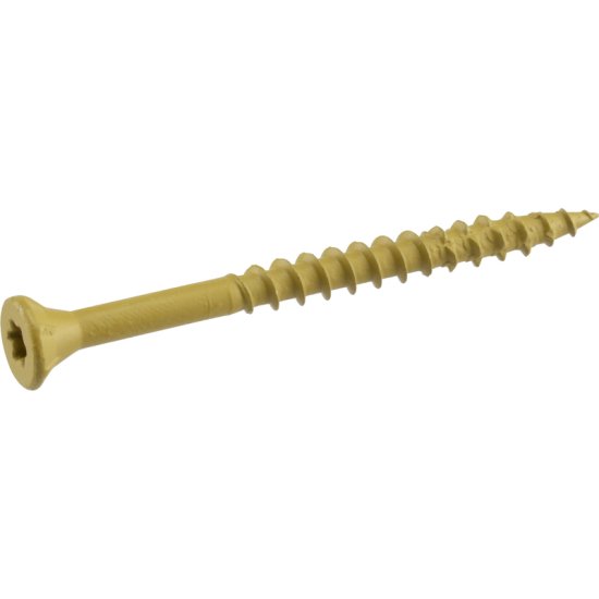 10 X 3 in. L Star Flat Head Exterior Deck Screws 25 lb