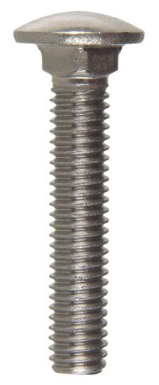 0.375 in. Dia. x 2 in. L Stainless Steel Carriage Bolt 2