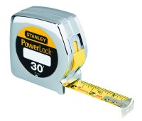 PowerLock 30 ft. L x 1 in. W Tape Measure Silver 1 pk