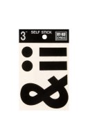 3 in. Black Vinyl Self-Adhesive Special Character Symbols