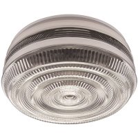 DRUM-STYLE CEILING FIXTURE REPLACEMENT GLASS WITH CLE