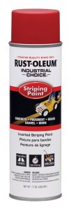 Industrial Choice Red Inverted Striping Paint 18 oz.