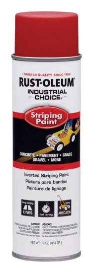 Industrial Choice Red Inverted Striping Paint 18 oz.