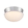 (image for) 7 in. LED Mushroom Shape Ceiling Fixture Brushed Aluminum