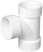 Schedule 40 2 in. Hub x 2 in. Dia. Hub PVC Sanita