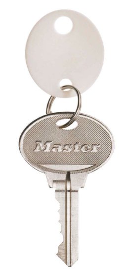 Plastic White Round Key Tag