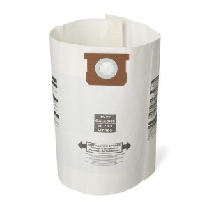 2 in. L x 10 in. W Wet/Dry Vac Filter Bag 16-22 gal. 1