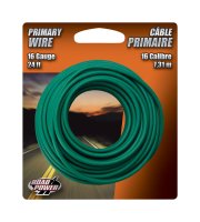 24 ft. 16 Ga. Primary Wire Green