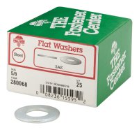 Zinc-Plated Steel 5/8 in. SAE Flat Washer 25 pk