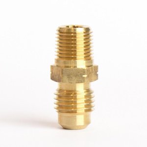 (image for)  1/4 in. Flare X 1/8 in. D Male Brass Adapter