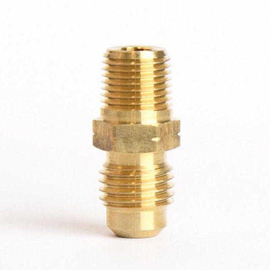 (image for)  1/4 in. Flare X 1/8 in. D Male Brass Adapter