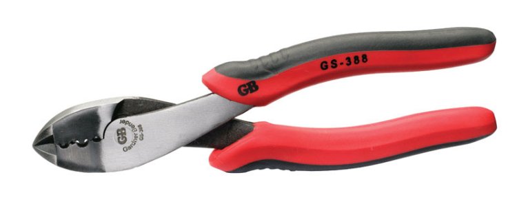 8 in. L Crimper/Cutter/Stripper