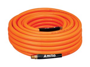 100 ft. L x 3/8 in. Dia. Polyvinyl Air Hose 300 psi Orange