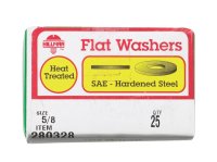 Yellow Dichromate Steel 5/8 in. SAE Flat Washer 25 pk