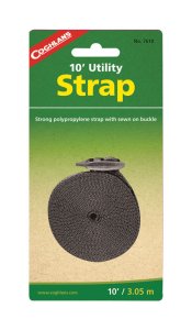 1 in. W x 10 ft. L Black Utility Strap 1 lb. 1 pk