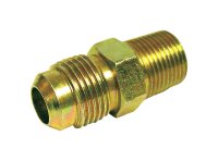 1/4 in. Flare x 3/8 in. Dia. MPT Brass Connector