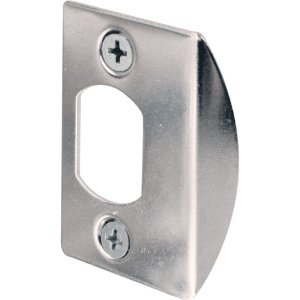 Chrome Steel Latch Strike 2 Pack