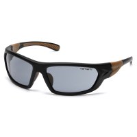 Carhartt Carbondale Anti-Fog Safety Glasses Gray Lens Black/Tan