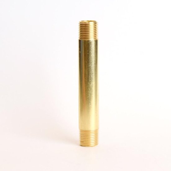 (image for)  3/8 in. MPT X 3/8 in. D MPT Yellow Brass Nipple 4 in. L