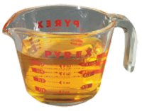 1 cups Glass Clear Measuring Cup