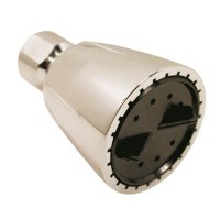 1-Spray 2 in. Showerhead with Brass Ball Joint, 2.5 GPM,