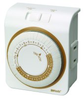 Indoor Mechanical Timer 125 volts White
