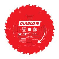 10 in. Dia. x 5/8 in. Carbide Tip Ripsaw Blade 24 teeth 1