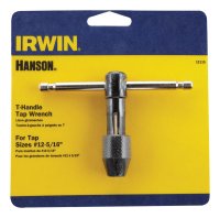 High Carbon Steel T-Handle Tap Wrench #12 to 5/16 i