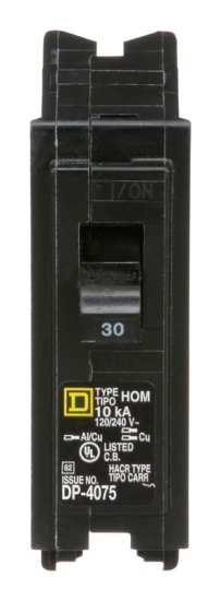 HomeLine 30 amps Surge Single Pole Circuit Breaker