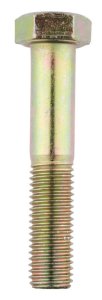 3/4 in. Dia. x 4 in. L Heat Treated Steel Hex Head Cap S