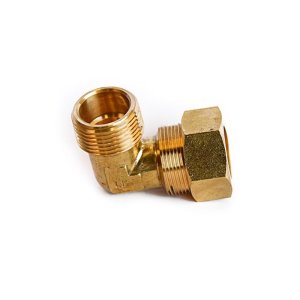 (image for)  7/8 in. Compression X 3/4 in. D MPT Brass 90 Degree Street Elbow