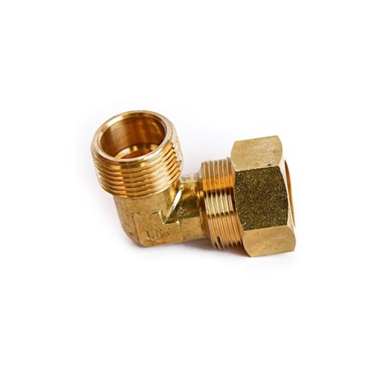 (image for)  7/8 in. Compression X 3/4 in. D MPT Brass 90 Degree Street Elbow