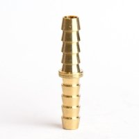 (image for)  Brass 1/4 in. D X 1/4 in. D Hose Mender 1 pk