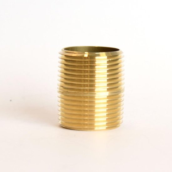 (image for)  1 in. MPT Brass Close Nipple