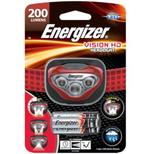 200 lumens Red LED Headlight AAA Battery