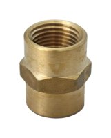 1/2 in. FPT x 1/4 in. Dia. FPT Brass Reducing Coupling