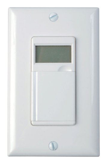 In-Wall 7 Day Digital Timer White