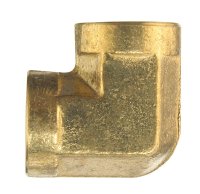 1/4 in. FPT x 1/4 in. Dia. FPT Brass 90 Degree Elbow